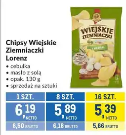 Makro Chipsy Wiejskie Ziemniaczki Lorenz oferta