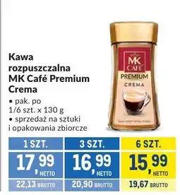 Makro Kawa rozpuszczalna MK Café Premium Crema oferta