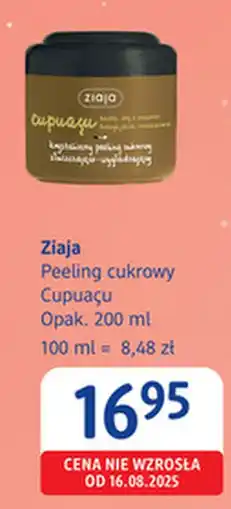 dm drogerie markt Cukrowy peeling Ziaja oferta