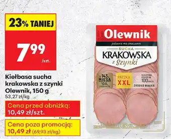 Biedronka Kiełbasa Olewnik oferta