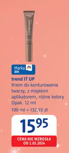 dm drogerie markt Kredka do konturowania trend IT UP oferta