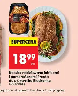 Biedronka Kaczka faszerowana Prosto do Piekarnika oferta
