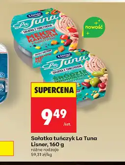 Biedronka Sałatka z tuńczyka Lisner oferta