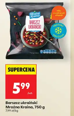 Biedronka Barszcz ukraiński Mroźna Kraina oferta