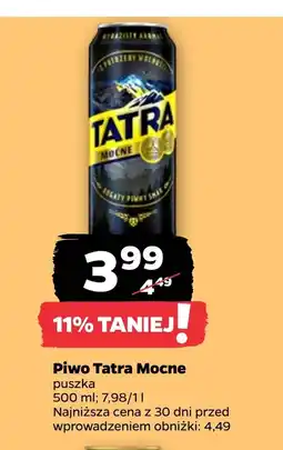 Netto Piwo Tatra oferta