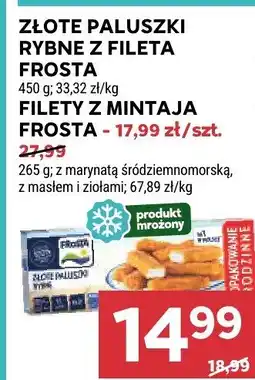 Stokrotka Złote paluszki rybne z fileta mrożone Frosta oferta