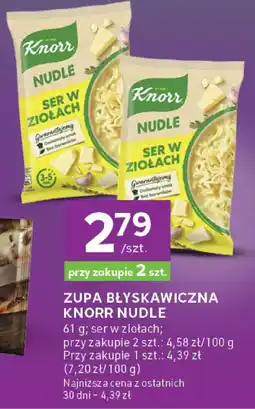 Stokrotka Zupa błyskawiczna Knorr Nudle ser w ziołach oferta