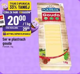 Polomarket Ser w plastrach gouda Polmlek, 1 kg oferta
