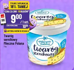 Polomarket Twaróg sernikowy Mlecza Polana 1kg oferta