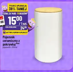 Polomarket Pojemnik ceramiczny z pokrywką pojemność 2015 ml oferta
