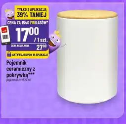 Polomarket Pojemnik ceramiczny z pokrywką pojemność 2515 ml oferta