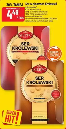 Polomarket Ser w plastrach Królewski Sierpc oferta