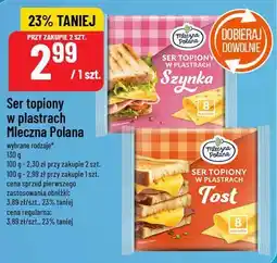 Polomarket Ser topiony w plastrach Mleczna Polana (Szynka, Tost) oferta