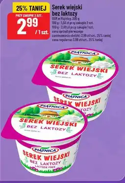 Polomarket Serek wiejski bez laktozy OSM w Piątnicy 200 g oferta
