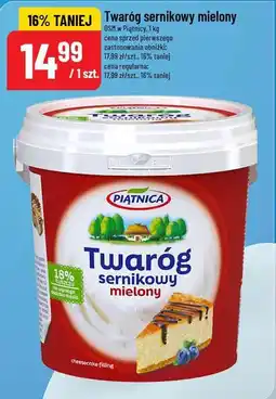 Polomarket Twaróg sernikowy mielony Piątnica 1 kg oferta