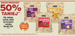 Polomarket Bacalis Soft suszone figi, daktyle, morele, śliwki lub żurawina (150 g) oferta
