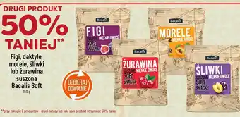 Polomarket Bacalis Soft suszone figi, daktyle, morele, śliwki lub żurawina (150 g) oferta