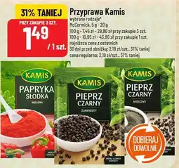Polomarket Przyprawa Kamis (Papryka Słodka, Pieprz Czarny Mielony, Pieprz Czarny Ziarnisty) oferta