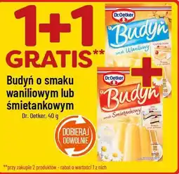 Polomarket Budyń o smaku waniliowym lub śmietankowym Dr. Oetker 40g oferta