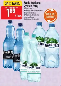 Polomarket Woda źródlana Żywiec Zdrój oferta
