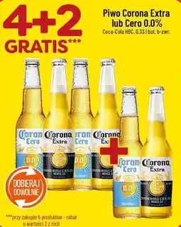 Polomarket Piwo Corona Extra lub Cero 0.0% oferta