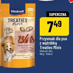 Polomarket Przysmak dla psa z wątróbką Treaties Minis Vitakraft, 48 g oferta