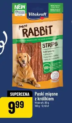 Polomarket Paski mięsne z królikiem Vitakraft, 80 g oferta