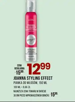 Drogerie Natura Pianka do włosów Joanna oferta