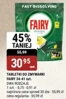 bi1 Tabletki do zmywarki fairy oferta