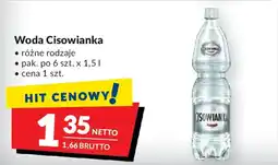 Makro Woda Cisowianka oferta