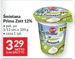Makro Śmietana Primo Zott 12% oferta
