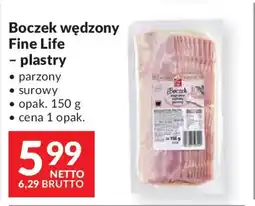Makro Boczek wędzony Fine Life - plastry oferta
