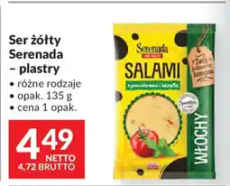 Makro Ser żółty Serenada - plastry oferta