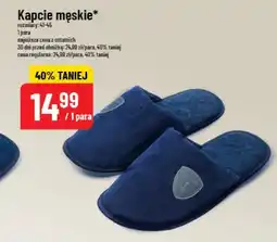 Polomarket Kapcie męskie (granatowe z herbem) oferta