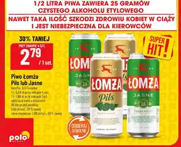Polomarket Piwo Łomża Pils lub Jasne oferta
