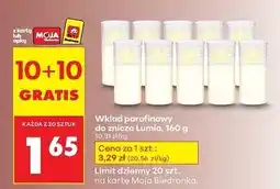 Biedronka Wkład parafinowy 160 g Lumia oferta