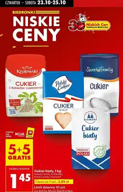 Biedronka Cukier Sweet Family oferta