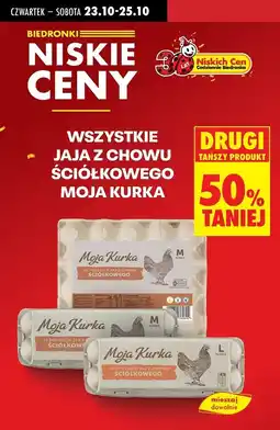 Biedronka Jaja kl. l Moja Kurka oferta