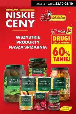 Biedronka Pomidory suszone w paskach z ziołami Nasza Spiżarnia oferta