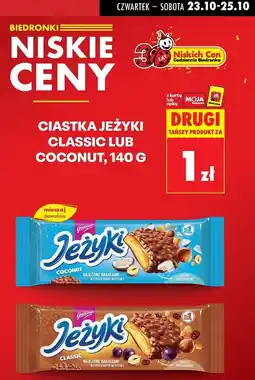 Biedronka Ciastka classic Jeżyki oferta