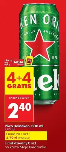 Biedronka Piwo Heineken oferta