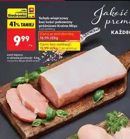 Biedronka Schab wieprzowy bez kości oferta