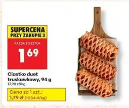 Biedronka Ciastko duet truskawkowy oferta