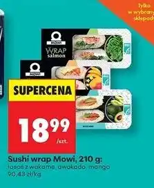 Biedronka Wrapy z łososiem mango Mowi oferta