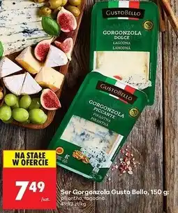 Biedronka Gorgonzola łagodna Gustobello oferta