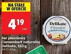 Biedronka Ser camembert naturalny Delikate oferta