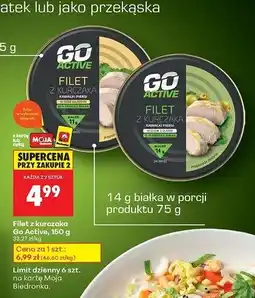 Biedronka Filet z kurczaka w oliwie oliwek Go Active oferta