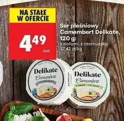 Biedronka Ser camembert z czarnuszką Delikate oferta