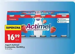 Biedronka Jogurt truskawka Danone Actimel oferta