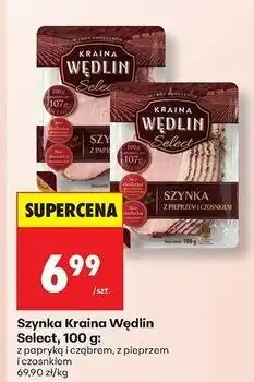 Biedronka Szynka z pieprzem i czosnkiem Kraina Wędlin Select oferta